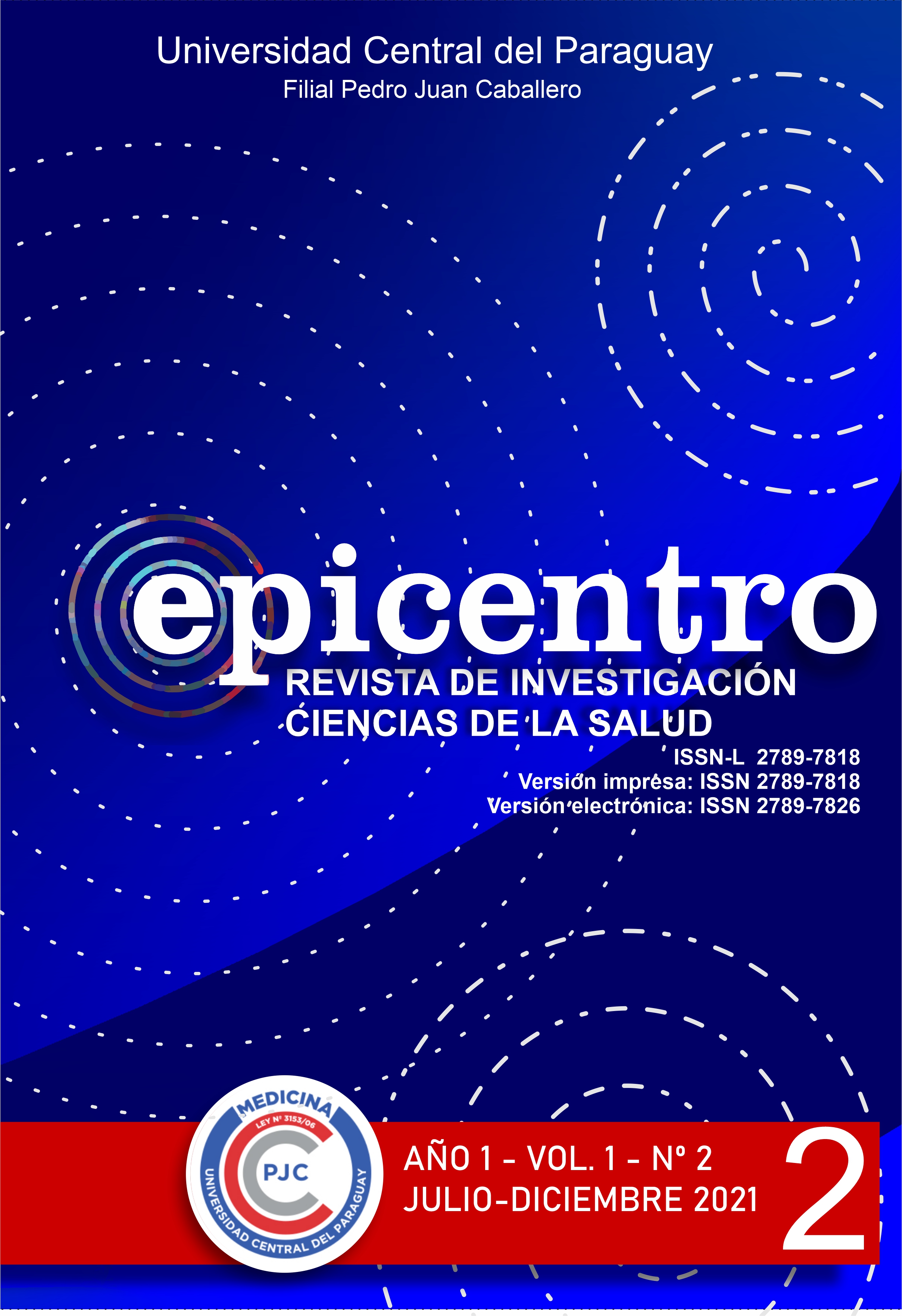 					Ver Vol. 1 Núm. 2 (2021): Epicentro – Revista de Investigación Ciencias de la Salud
				